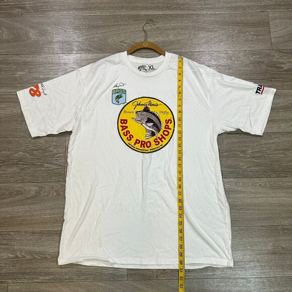 Bass Pro Shops Men's T-Shirts White National Headquarters Tracker Size XL - Picture 7 of 8